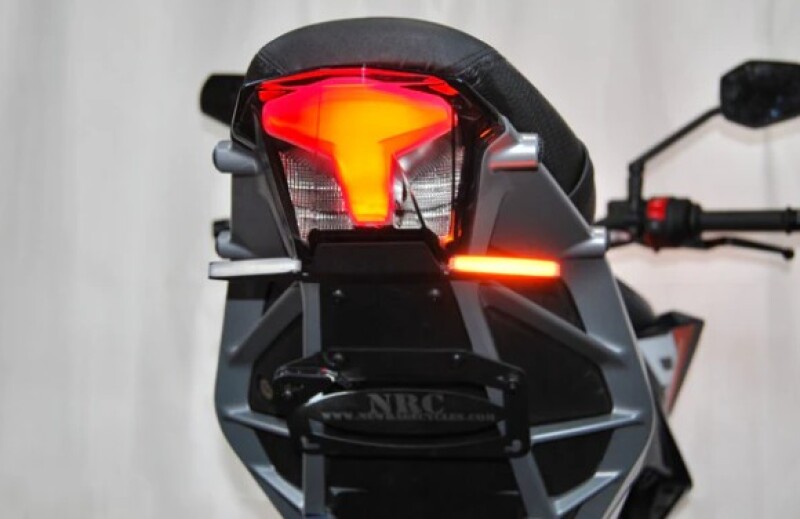Kawasaki Ninja 500 Fender Eliminator - New Rage Cycles - Tucked - Black - `24-`27